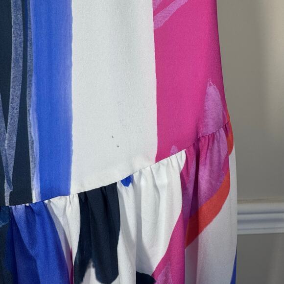 Anthropologie Hutch Botanical Print Maxi Wrap Dress Women's XS Cruise Resort - Picture 14 of 14